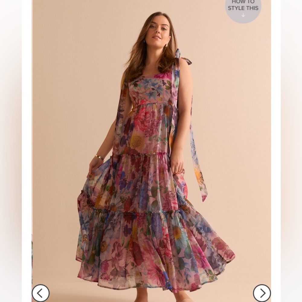 Francesca’s Floral Maxi Dress